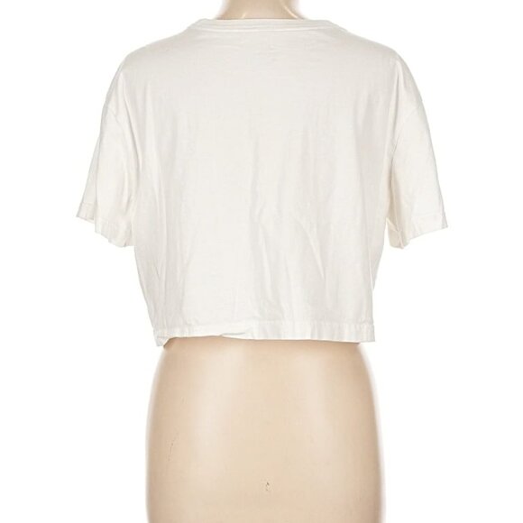The Nike Tee Women's USA Crop Top White Size Large Short Sleeve T-Shirt - Picture 5 of 5